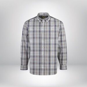 Ridgecut Plaid Flannel Button-Up Shirt Men’s 2XLarge Rugged Shirt Plaid Work